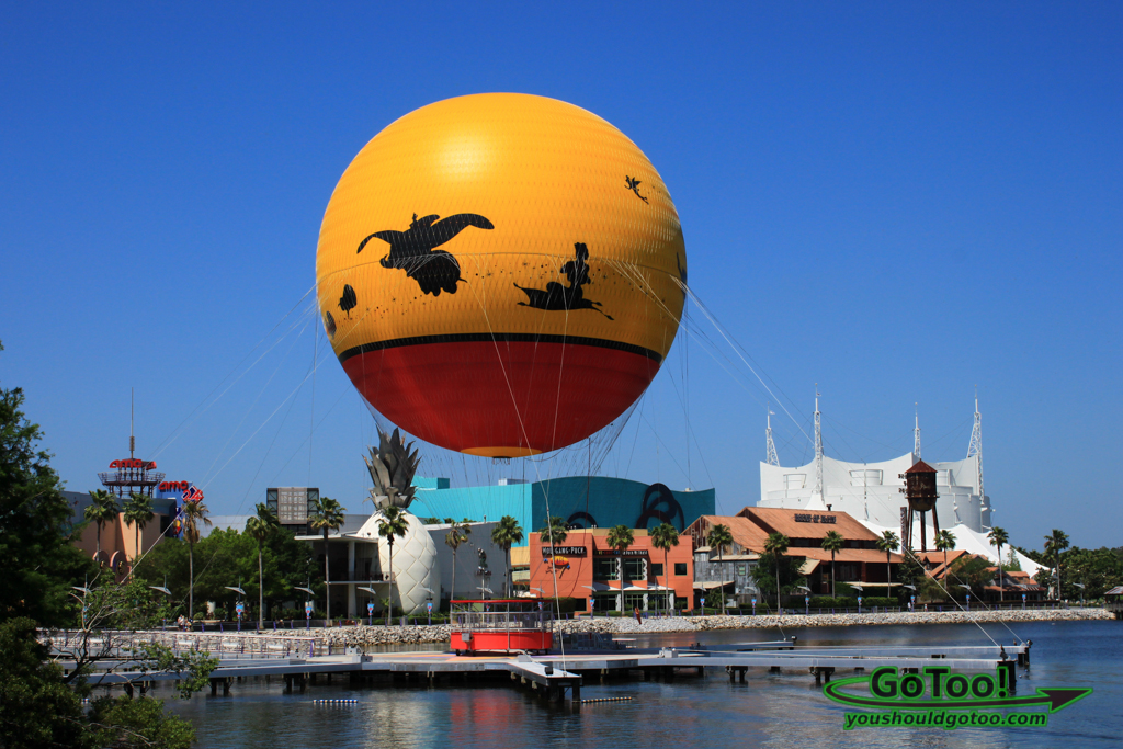World’s Largest Tethered Helium Balloon at Downtown Disney