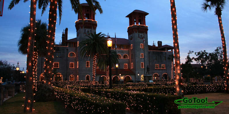 St Augustine FL Nights of Lights Celebrates the Christmas Holiday